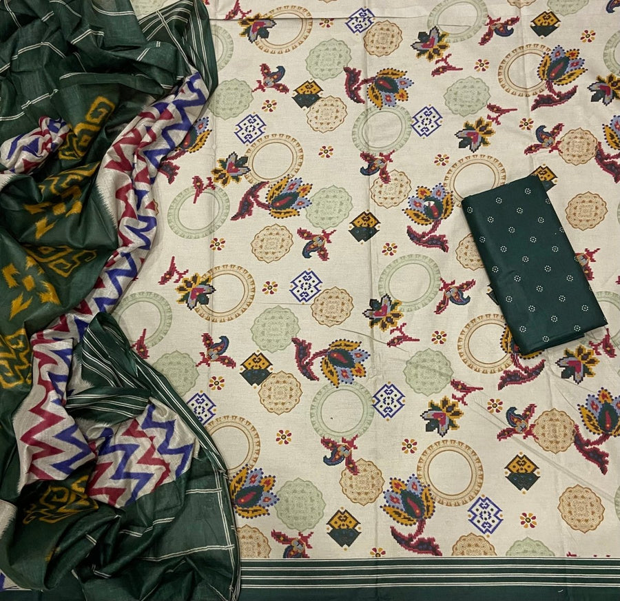 Enchant Cotton Print Suit Set - Yanchi