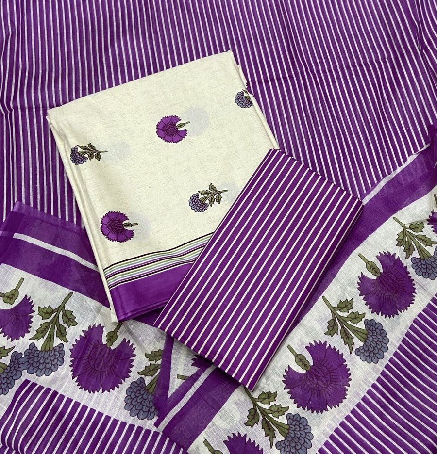 Enchant Cotton Print Suit Set - Yanchi