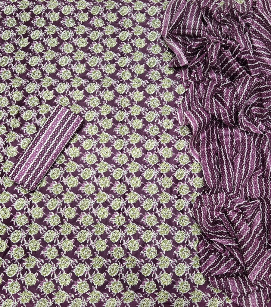 Enchant Cotton Print Suit Set - Yanchi