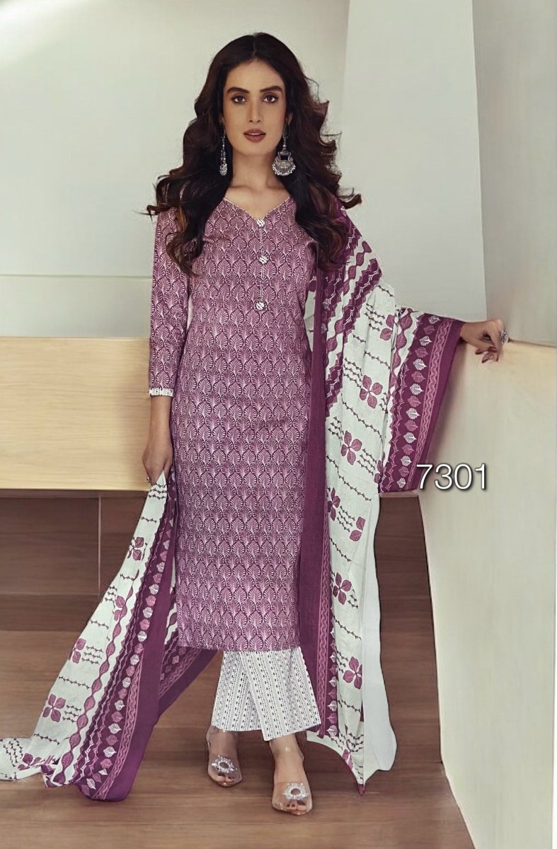 Enchant Cotton Print Suit Set - Yanchi