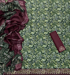 Enchant Cotton Print Suit Set - Yanchi