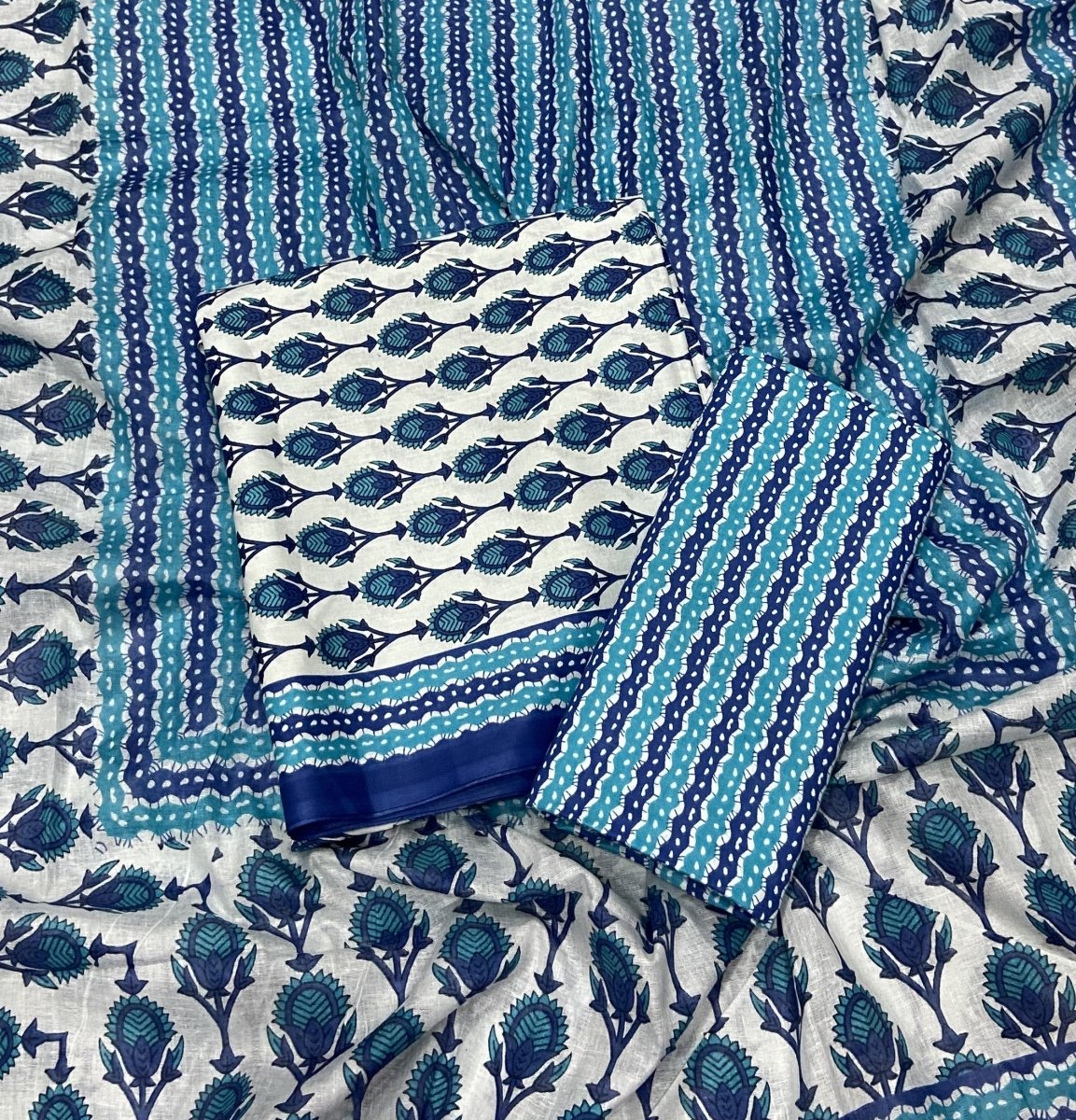 Enchant Cotton Print Suit Set - Yanchi