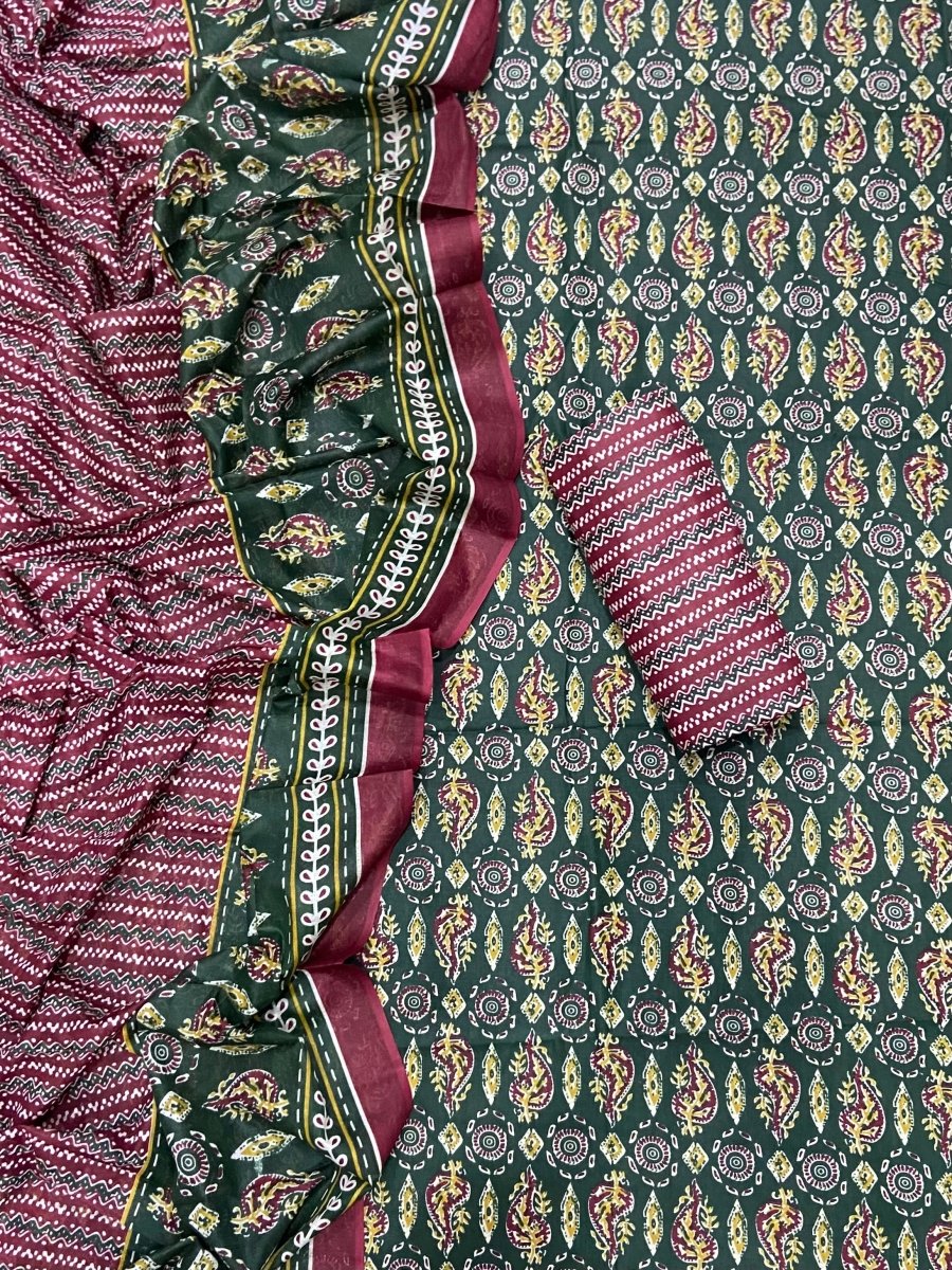 Enchant Cotton Print Suit Set - Yanchi