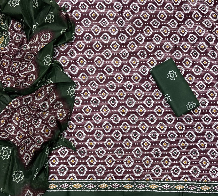 Enchant Cotton Print Suit Set - Yanchi