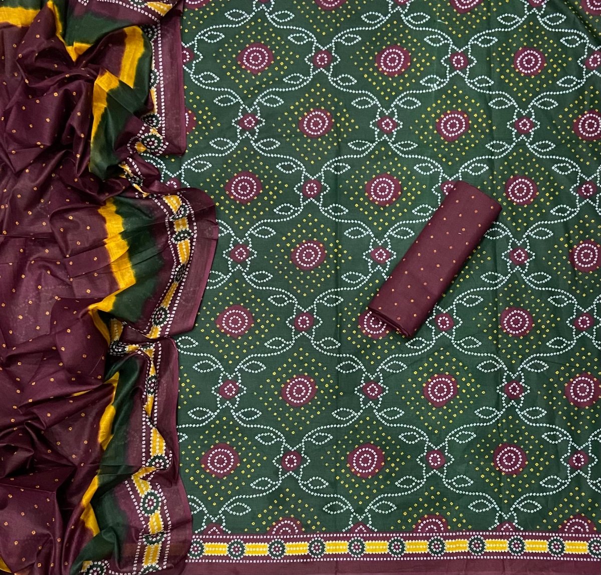Enchant Cotton Print Suit Set(C.C) - Yanchi