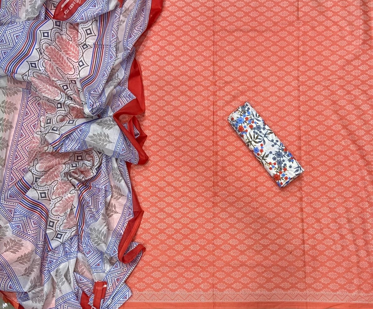 Enchant Cotton Print Suit Set(Maharani) - Yanchi