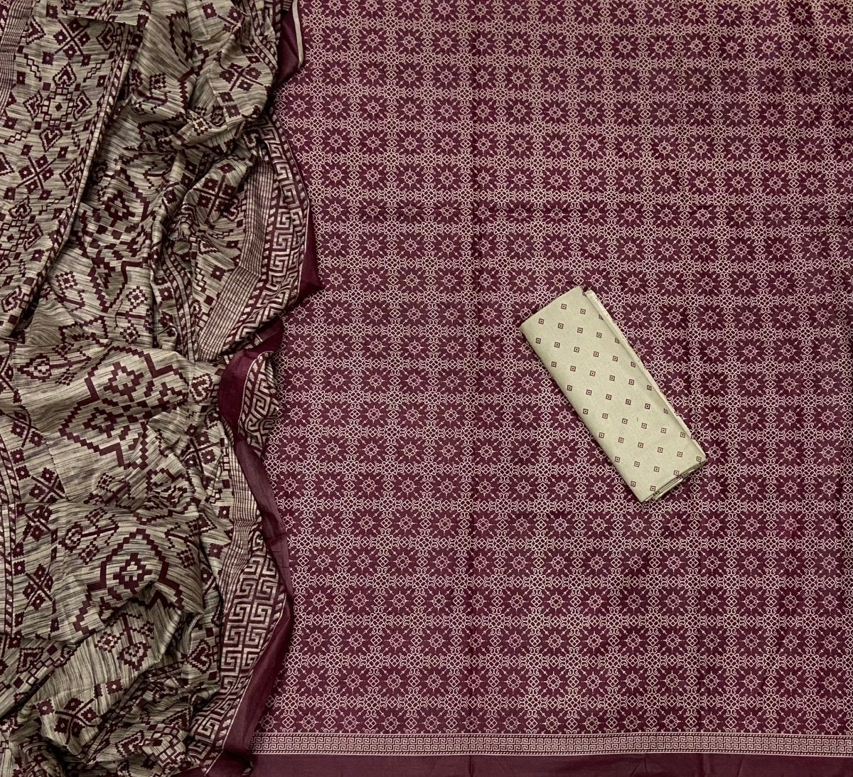 Enchant Cotton Print Suit Set(Maharani) - Yanchi