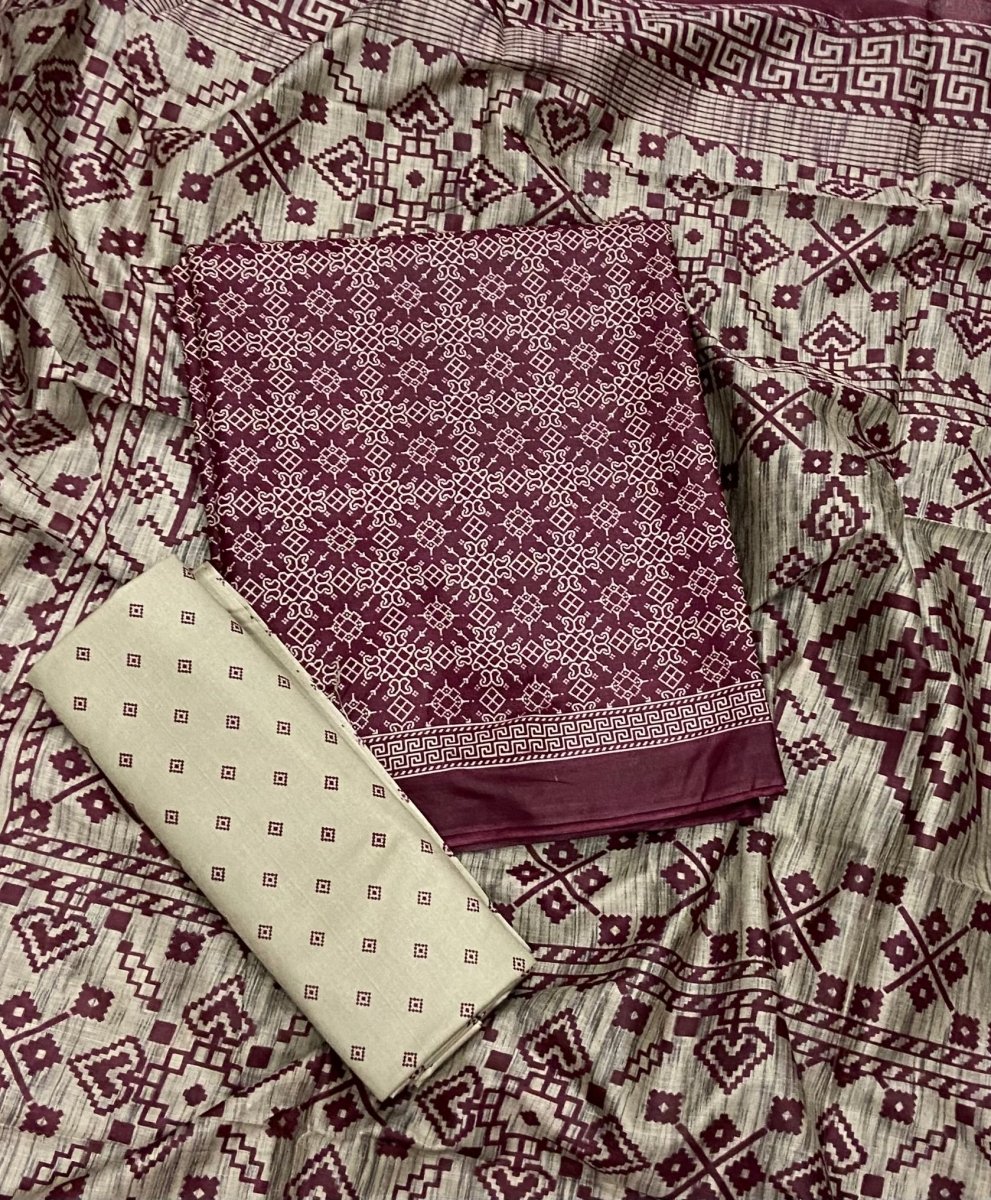Enchant Cotton Print Suit Set(Maharani) - Yanchi
