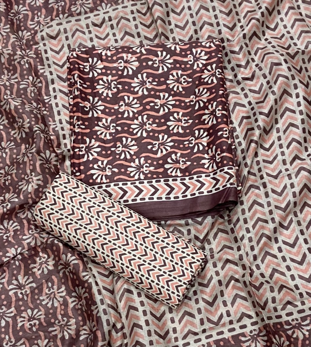 Enchant Cotton Print Suit Set(Maharani) - Yanchi