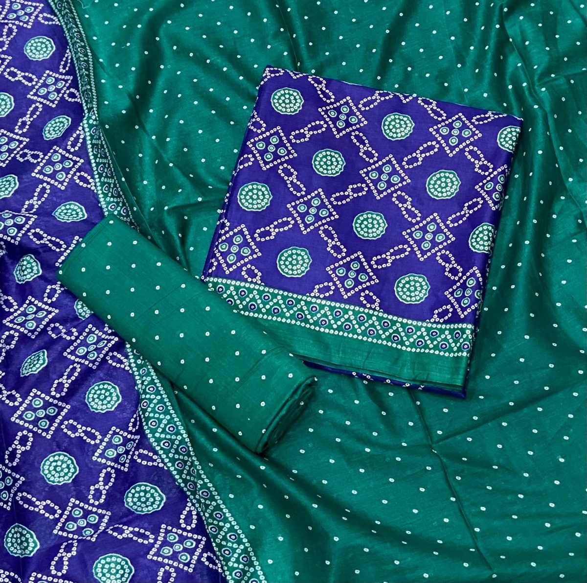 Enchant Cotton Print Suit Set(Vol - 143) - Yanchi