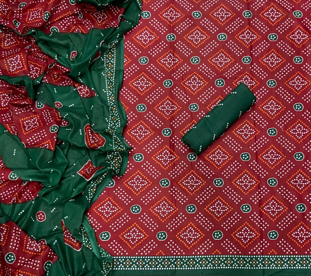 Enchant Cotton Print Suit Set(Vol - 143) - Yanchi