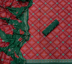 Enchant Cotton Print Suit Set(Vol - 143) - Yanchi