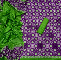 Enchant Cotton Print Suit Set(Vol - 143) - Yanchi