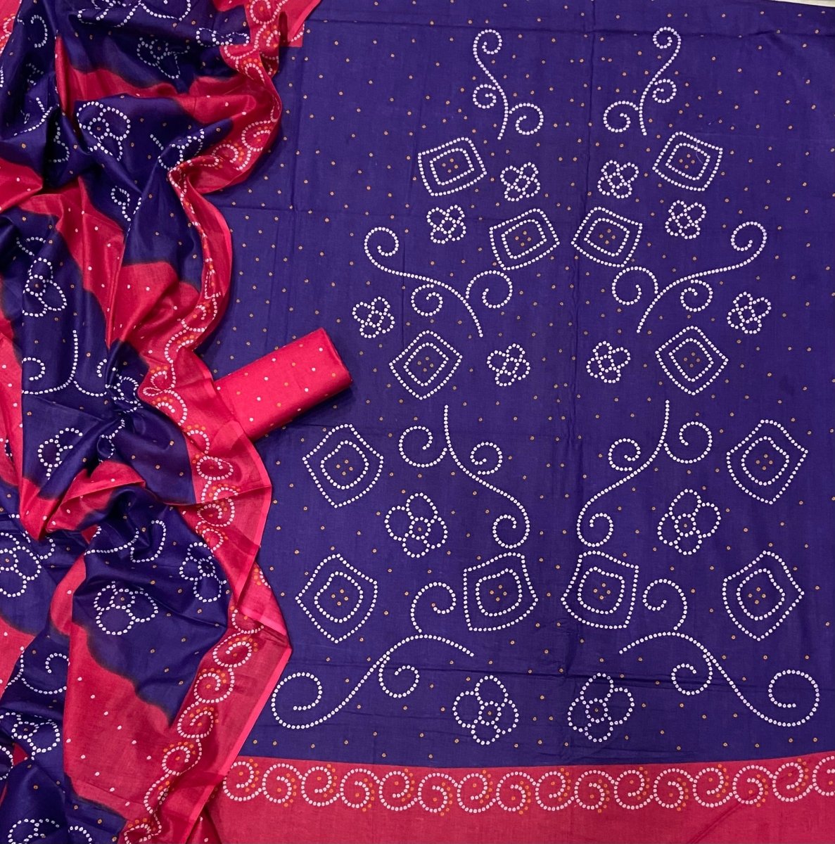 Enchant Cotton Print Suit Set(Vol - 143) - Yanchi