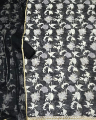 Fancy Burberry Digital Print Suit Set with Pearl & Cutdana Work - Yanchi