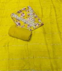 Fancy Burberry Digital Print Suit Set with Pearl & Cutdana Work - Yanchi