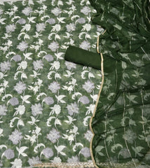 Fancy Burberry Digital Print Suit Set with Pearl & Cutdana Work - Yanchi