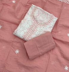Fancy Chikankari Pure Cotton Suit Set - Yanchi