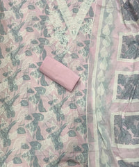 Fancy Chikankari Pure Cotton Suit Set - Yanchi