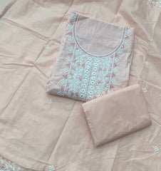 Fancy Chikankari Pure Cotton Suit Set - Yanchi