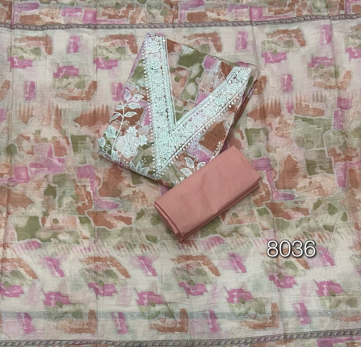 Fancy Chikankari Pure Cotton Suit Set - Yanchi