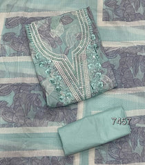 Fancy Chikankari Pure Cotton Suit Set - Yanchi