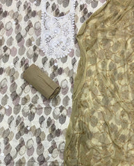 Fancy Chikankari Pure Cotton Suit Set - Yanchi