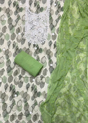 Fancy Chikankari Pure Cotton Suit Set - Yanchi