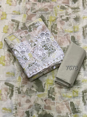 Fancy Chikankari Pure Cotton Suit Set - Yanchi