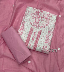 Fancy Chikankari Pure Cotton Suit Set - Yanchi