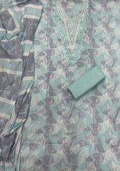 Fancy Chikankari Pure Cotton Suit Set - Yanchi