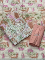 Fancy Chikankari Pure Cotton Suit Set - Yanchi