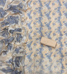 Fancy Chikankari Pure Cotton Suit Set - Yanchi