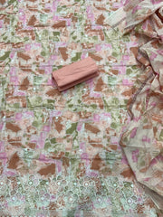 Fancy Chikankari Pure Cotton Suit Set - Yanchi
