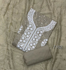 Fancy Chikankari Pure Cotton Suit Set - Yanchi