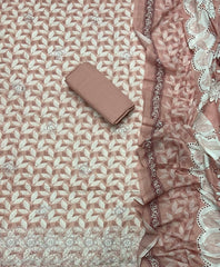 Fancy Chikankari Pure Cotton Suit Set - Yanchi