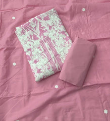 Fancy Chikankari Pure Cotton Suit Set - Yanchi