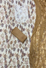 Fancy Chikankari Pure Cotton Suit Set - Yanchi