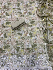 Fancy Chikankari Pure Cotton Suit Set - Yanchi