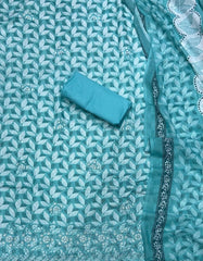 Fancy Chikankari Pure Cotton Suit Set - Yanchi