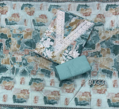 Fancy Chikankari Pure Cotton Suit Set - Yanchi