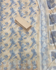 Fancy Chikankari Pure Cotton Suit Set - Yanchi