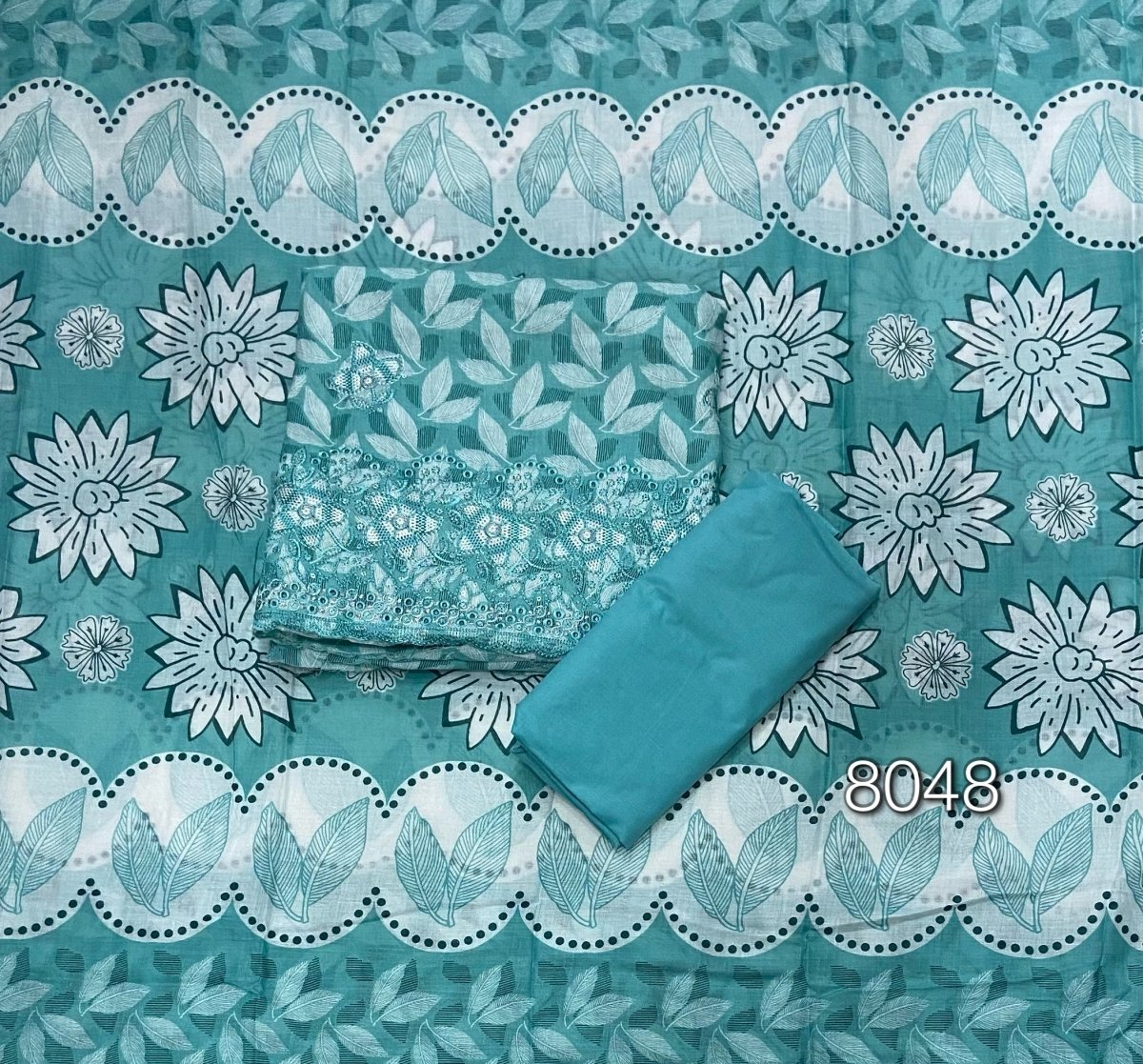 Fancy Chikankari Pure Cotton Suit Set - Yanchi