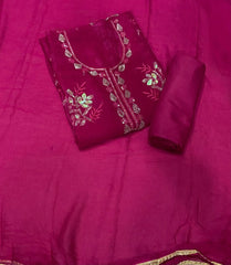 Fancy Crunchy Suit Set with Sequence Work - Yanchi