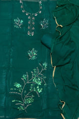 Fancy Crunchy Suit Set with Sequence Work - Yanchi