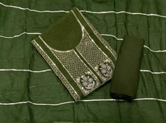 Fancy Crunchy Suit Set with Zari & Sequins Work - Yanchi