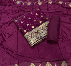 Fancy Fendi Beads Work Suit Set - Yanchi