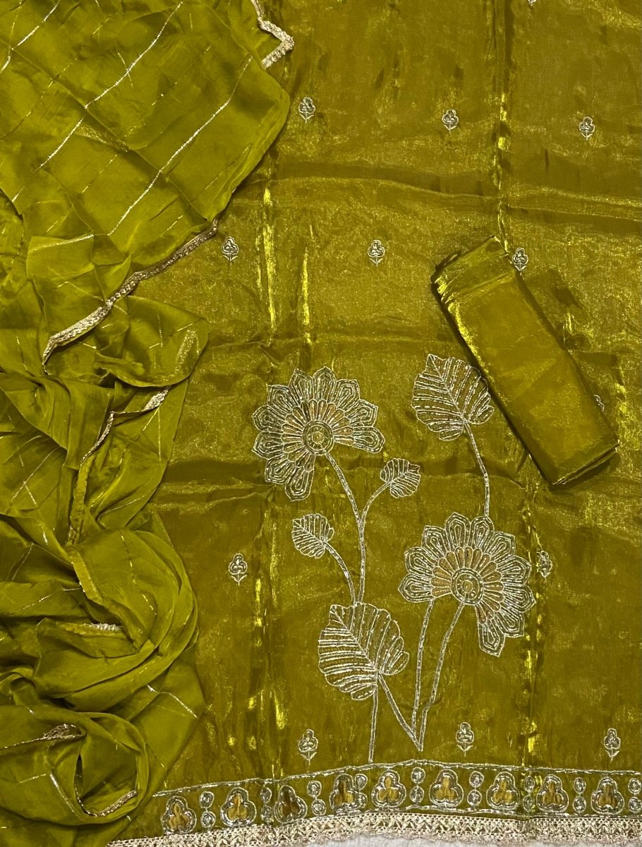 Fancy Fendi Beads Work Suit Set - Yanchi