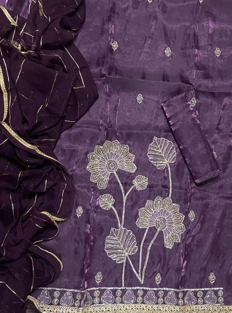 Fancy Fendi Beads Work Suit Set - Yanchi