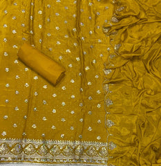 Fancy Fendi Beads Work Suit Set - Yanchi